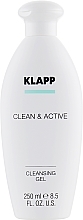 Oczyszczający żel do twarzy - Klapp Clean & Active Cleansing Gel — Zdjęcie N1
