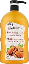 Mydło pod prysznic z olejkiem z migdałów - Naturaphy Hair & Body Wash With Sweet Almond Oil — Zdjęcie N1