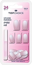 Sztuczne paznokcie Ombre Stiletto Mat, 78224 - Top Choice — Zdjęcie N1