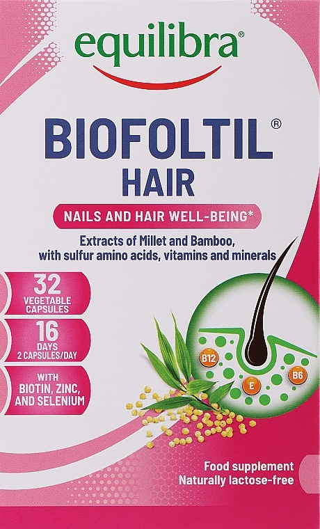 Suplement diety - Equilibra Biofoltil Hair Suplement Diety — Zdjęcie N1