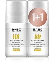 Kup Zestaw dezodorantów do skóry wrażliwej - Babe Laboratorios Roll-On Deodorant Sensetive And Delicate Skin (deo/2x50ml)