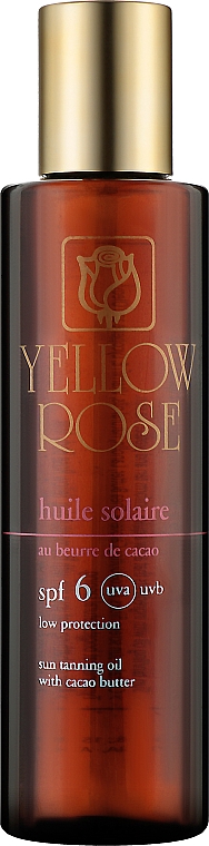 Olejek do opalania SPF6 - Yellow Rose Huile Solaire — Zdjęcie N1