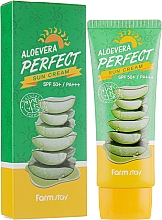 Kup Aloesowy krem ​​do opalania SPF50+ - FarmStay Aloevera Perfect Sun Cream SPF50+ PA+++