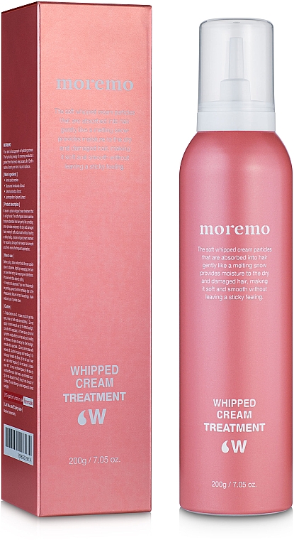 Pianka do pielęgnacji włosów - Moremo Whipped Cream Treatment W