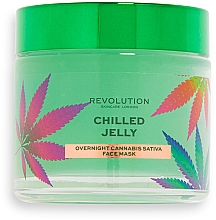 Kup Maska do twarzy - Revolution Skincare Good Vibes Chilled Jelly Cannabis Sativa Overnight Mask