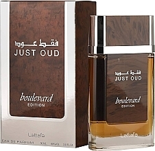 Kup Lattafa Perfumes Just Oud Boulevard - Woda perfumowana 