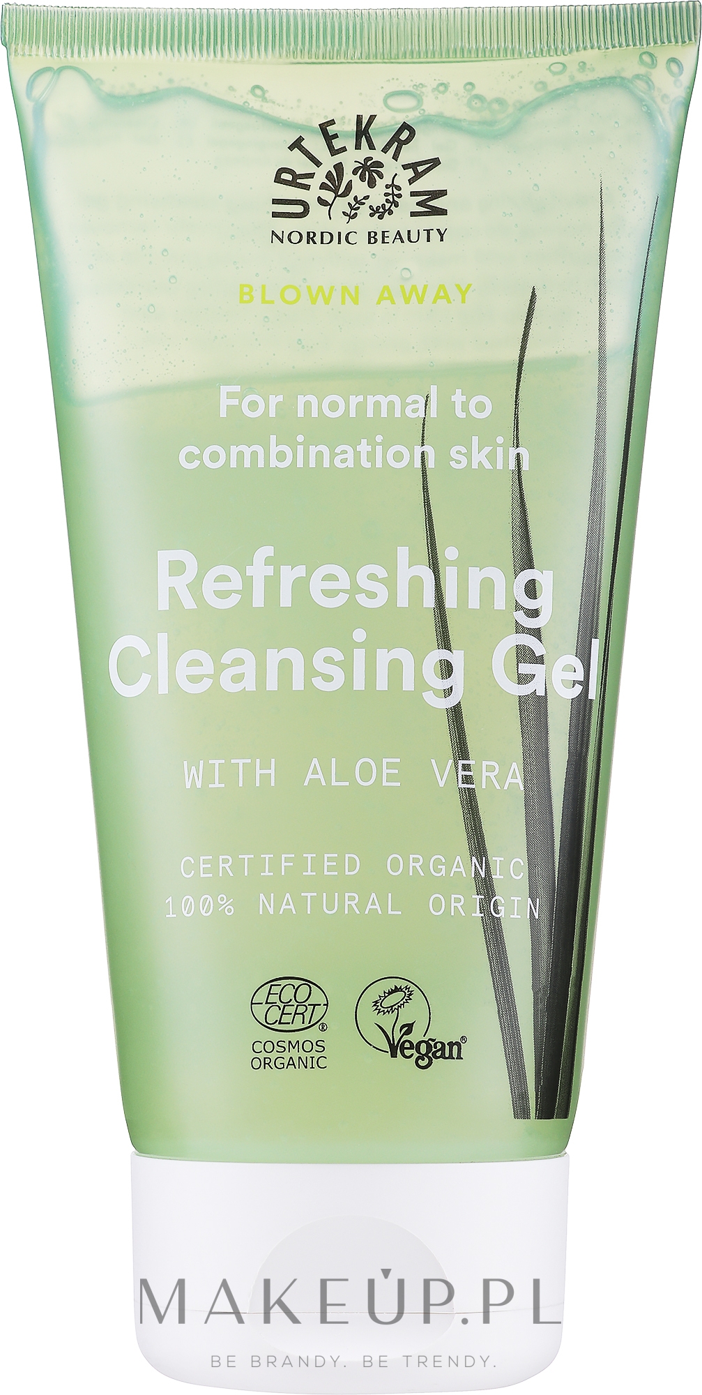Oczyszczający żel do mycia twarzy Dzika trawa cytrynowa - Urtekram Wild Lemongrass Refreshing Facial Gel  — Zdjęcie 150 ml