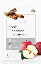 Detoksykująca maseczka do twarzy Jabłko-cynamon - HnB My Healthy Skin Detox Mask Apple Cinnamon — Zdjęcie N1