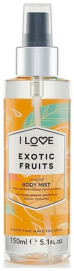 Mgiełka do ciała - I Love Scents Exotic Fruit Body Mist — Zdjęcie N1