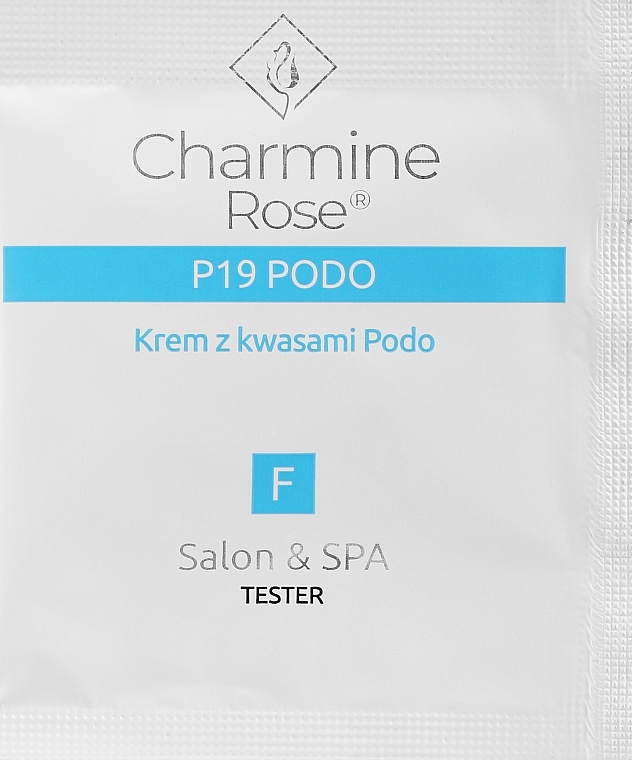 Krem do stóp z kwasami - Charmine Rose Charm Podo P19 (próbka) — Zdjęcie N1