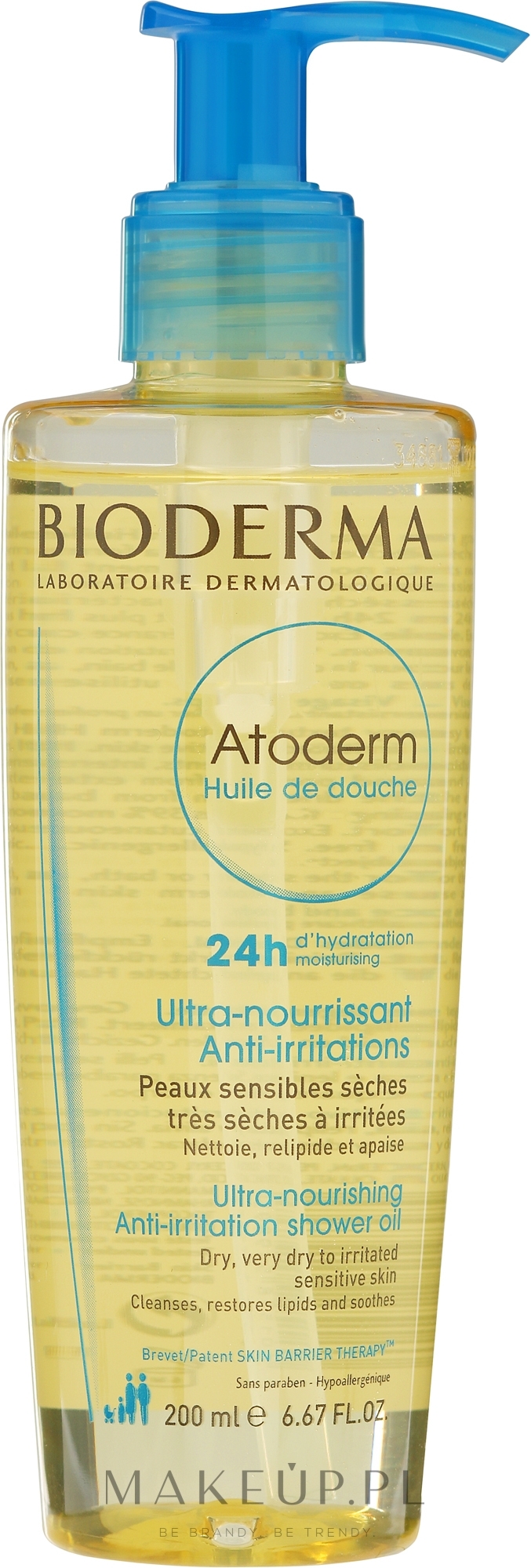 Ultraodżywczy olejek pod prysznic przeciw podrażnieniom - Bioderma Atoderm Shower Oil — Zdjęcie 100 ml