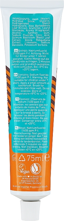 Naturalna pasta do zębów - Ben & Anna Natural Toothpaste Cinnamon Orange — Zdjęcie N2
