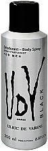 Ulric de Varens UDV Black Deodorant - Dezodorant w sprayu dla mężczyzn — Zdjęcie N1