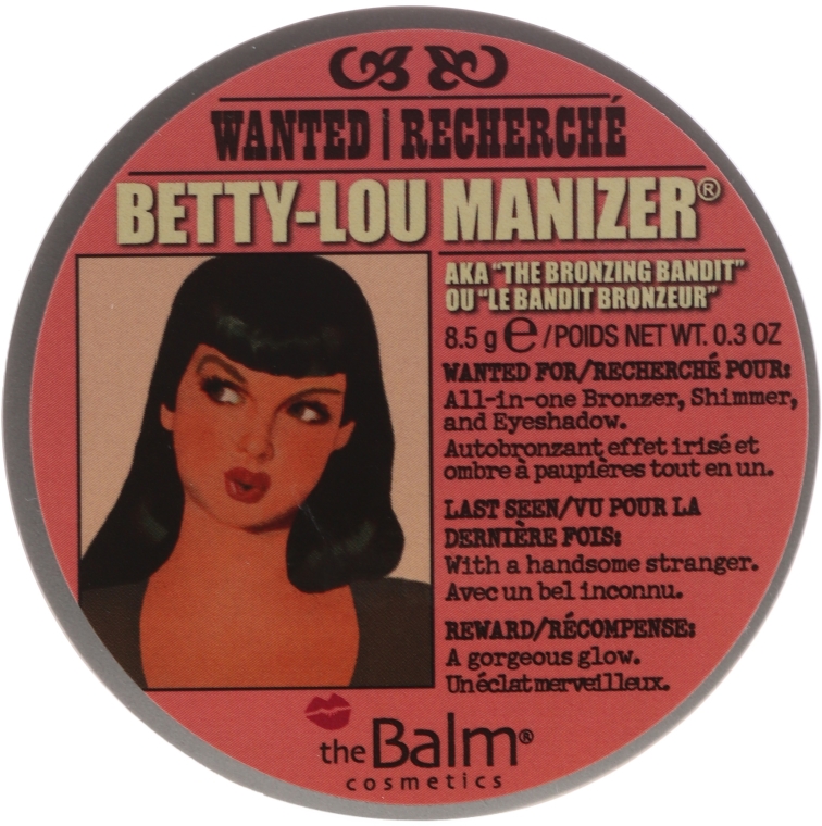 Rozświetlający bronzer i cienie w jednym - theBalm Betty-Lou Manizer Bronzer & Shadow — Zdjęcie N1