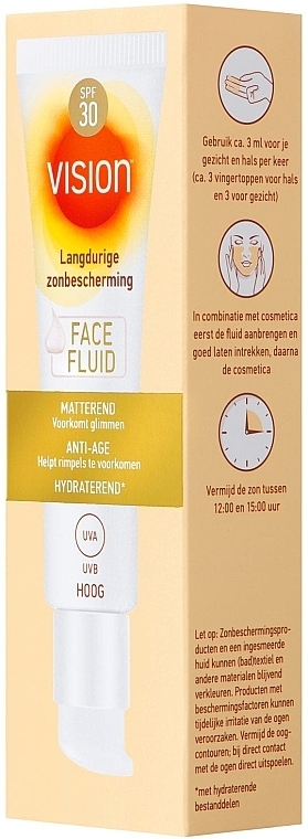 Przeciwsłoneczny fluid do twarzy - Vision Face Fluid SPF30 — Zdjęcie N4