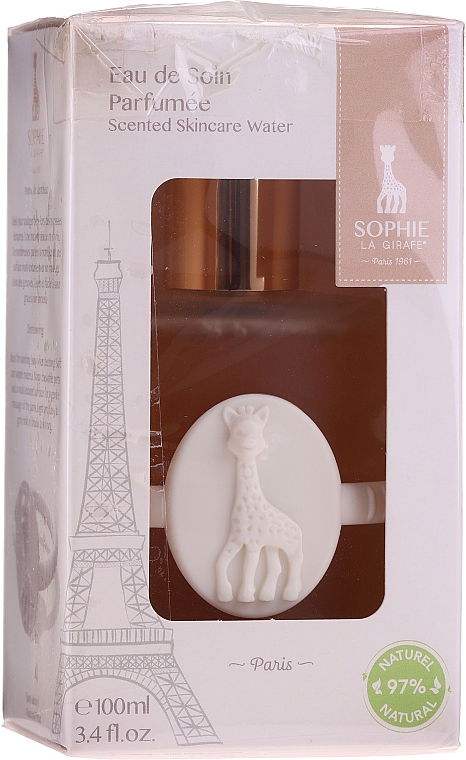 PRZECENA! Parfums Sophie La Girafe Gift Set - Zestaw (scented/water 100 ml + dentition/ring) * — Zdjęcie N1