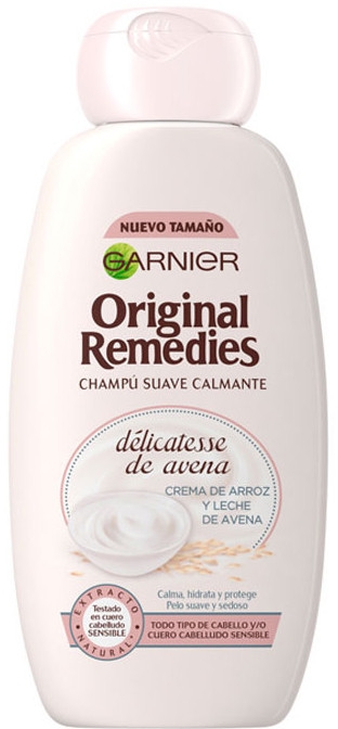 Kojący szampon do wrażliwej skóry głowy - Garnier Original Remedies Shampoo — Zdjęcie N2