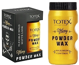 Puder-wosk do stylizacji włosów - Totex Cosmetic Styling Powder Wax — Zdjęcie N1