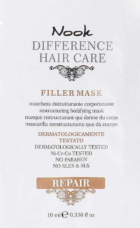 Maska odbudowująca - Nook DHC Repair Filler Mask (próbka) — Zdjęcie N1