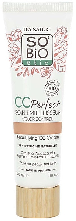 Krem CC - So'Bio Etic CC Perfect Beautifying Cream  — Zdjęcie N1