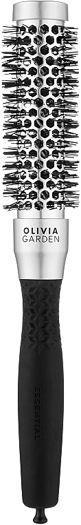 Szczotka termiczna, 25 mm - Olivia Garden Essential Blowout Classic Silver — Zdjęcie N1