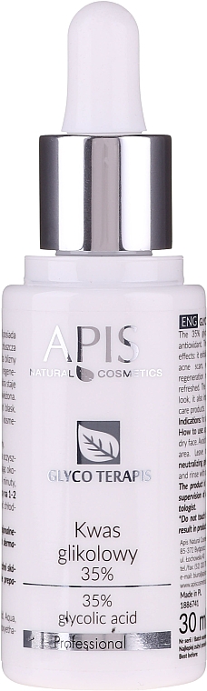Kwas glikolowy 35% - APIS Professional Glyco TerApis  — Zdjęcie N4