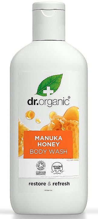 Żel pod prysznic z miodem Manuka - Dr Organic Bioactive Skincare Manuka Honey Body Wash — Zdjęcie N1