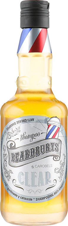 Szampon oczyszczający do włosów przetłuszczających się - Beardburys Clear Shampoo — Zdjęcie N3