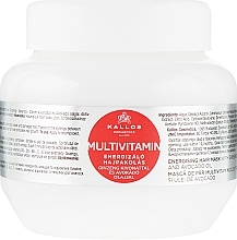 Kup Multiwitaminowa energizująca maska do włosów z ekstraktem z żeń-szenia i olejem z awokado - Kallos Cosmetics Energising Hair Multivitamin