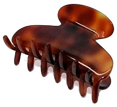 PRZECENA! Spinka do włosów NZ0008D, szylkret - Janeke Hair Claw Clip Turtle Shell Small * — Zdjęcie N1