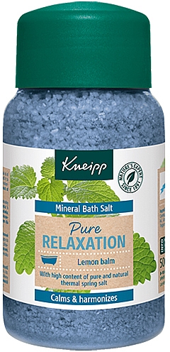 Relaksująca sól do kąpieli Cytryna - Kneipp Mineral Bath Salt Pure Relaxation Lemon Balm — Zdjęcie N1