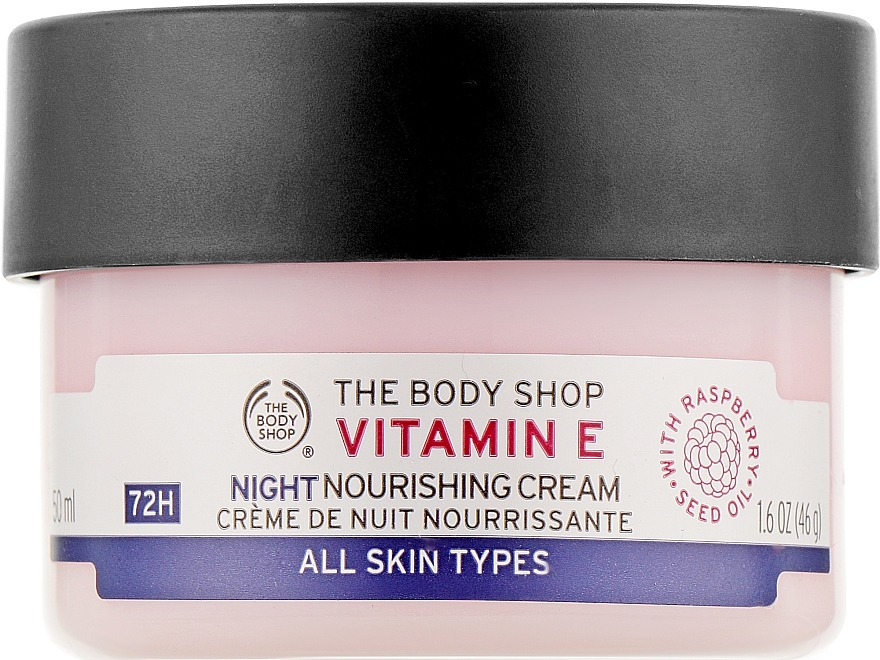 Odżywczy krem do twarzy na noc Witamina E - The Body Shop Vitamin E Nourishing Night Cream — Zdjęcie N3