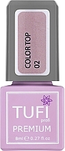 Kolorowy top do paznokci - Tufi Profi Premium Color Top — Zdjęcie N1