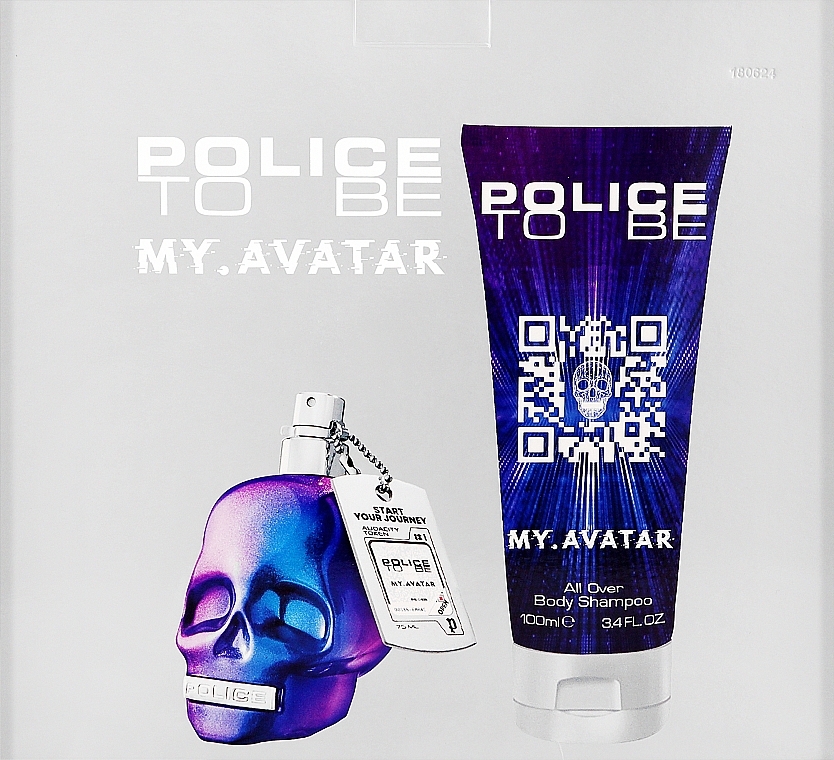 Police To Be My Avatar for Man - Zestaw (edt/75ml + shamp/100ml) — Zdjęcie N3