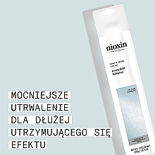 Mocno utrwalający lakier do włosów - Nioxin Pro Clinical Density Defend Strong Hold Hairspray — Zdjęcie N6