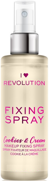 Utrwalacz makijażu w sprayu - I Heart Revolution Fixing Spray Cookies & Cream — Zdjęcie N1