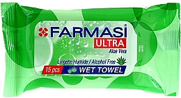 Kup Chusteczki nawilżane z aloesem - Farmasi Ultra Green