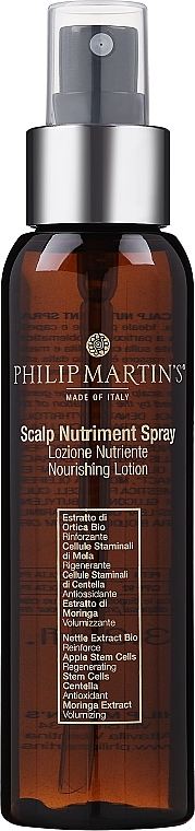 Spray odżywiający skórę głowy - Philip Martin's Scalp Nutriment Spray