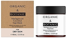 Maska do twarzy na noc - Organic & Botanic Madagascan Coconut Nap Mask — Zdjęcie N1