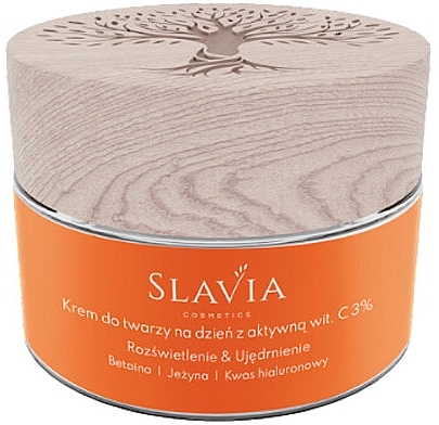 Krem do twarzy z 3% aktywną witaminą C - Slavia Cosmetics — Zdjęcie N1