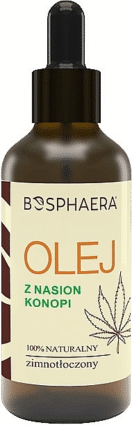 Olej z nasion konopi - Bosphaera Hemp Seed Oil — Zdjęcie N1