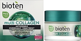 Krem kolagenowy na noc - Bioten Multi Collagen Antiwrinkle Overnight Treatment — Zdjęcie N2