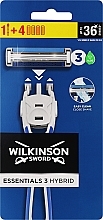 Maszynka do golenia z 4 wymiennymi wkładami - Wilkinson Sword Essentials 3 Hybrid — Zdjęcie N1