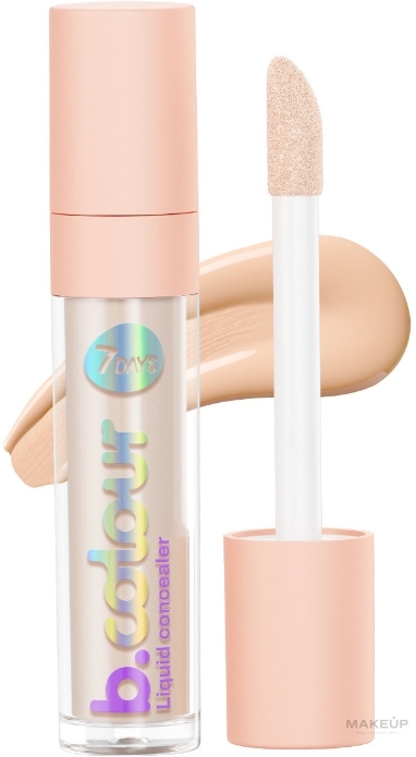 Korektor w płynie - 7 Days B.Colour Liquid Concealer — Zdjęcie 01 - Light