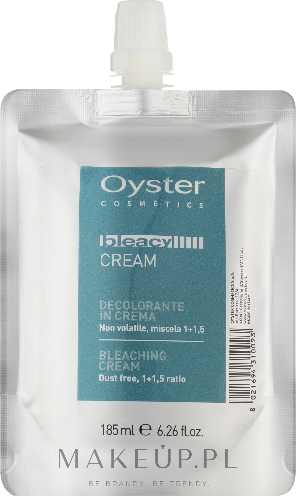 Rozjaśniający krem ​​do włosów - Oyster Cosmetics Bleacy Cream — Zdjęcie 185 ml