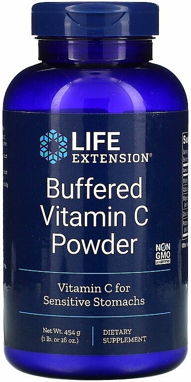 Witamina C w proszku - Life Extension Buffered Vitamin C Powder — Zdjęcie N1