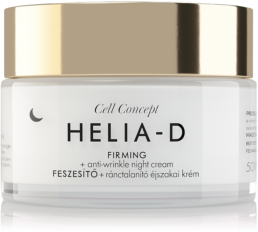 Przeciwzmarszczkowy krem do twarzy na noc, 45+ - Helia-D Cell Concept Cream