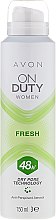 Dezodorant antyperspiracyjny w sprayu - Avon On Duty Fresh — Zdjęcie N1