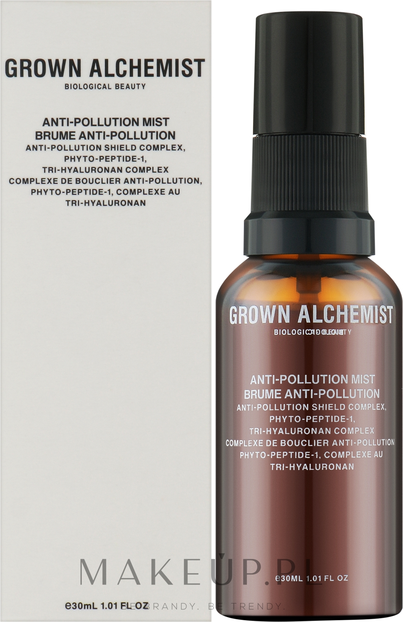 Ochronny spray do twarzy - Grown Alchemist Anti-Pollution Mist — Zdjęcie 30 ml