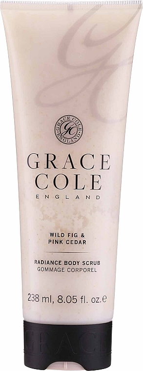 Rozświetlający scrub do ciała Dzika figa i różowy cedr - Grace Cole Boutique Wild Fig & Pink Cedar Radiance Body Scrub — Zdjęcie N1